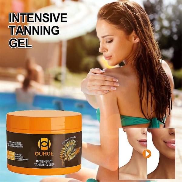Tanning Cream Outdoor Sun Tan Gel Summer Beach Bronzer Tan Cream
