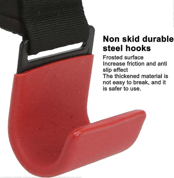 Viktlyftningskrokar, Tunga Lyft Handledsremmar Pull Ups Deadlift Remmar Power Lifting Grepp P