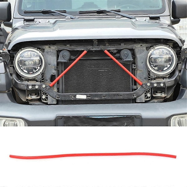 Vattentankskyddsstång Skyddande Radiatorgrillskydd Trim för JK 2017-2017 JL JT 2018-2023