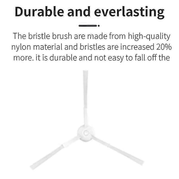 4 stk. Sidebørsteerstatning for Xiaomi Mijia Anti-winding Sweeping