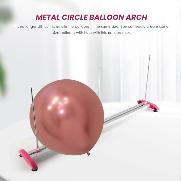 Ballonmåler Ballonstørrelsesmåler Foldbar Måler til Ballonbuket Bryllup
