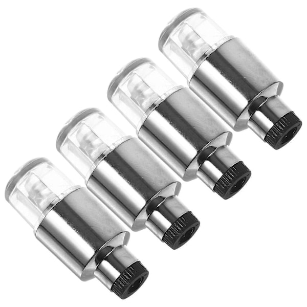 4 stk LED Dekkventilhetter Bil Dekklys Fargerike Bil Dekklampe Bil Dekkdekorasjon