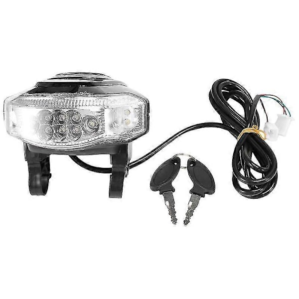 60v Angel Eyes LCD Lyshastighedsdisplay Batteri Horn Forlygtekontakt Nøgle til Citycoco El-Scooter
