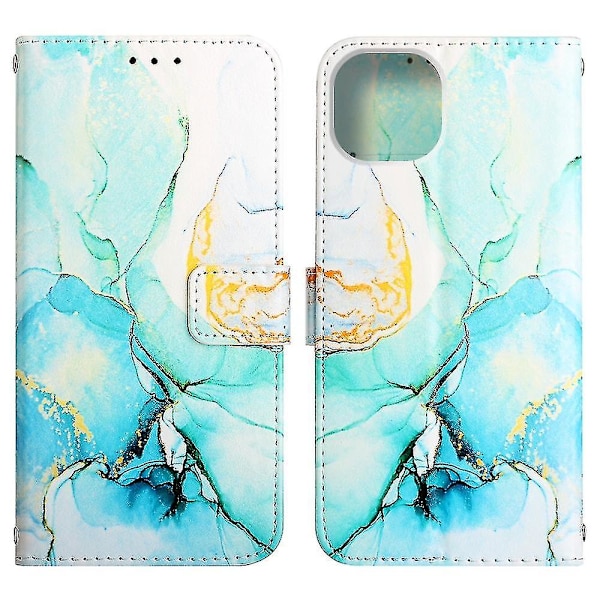 Marmor Mönster PU Fodral Till Iphone 14 Plus