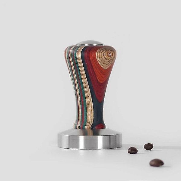 Kaffebönstamp High Durability Rostfri Rostfritt Stål Espresso Handtamper Flat Base Kaffe