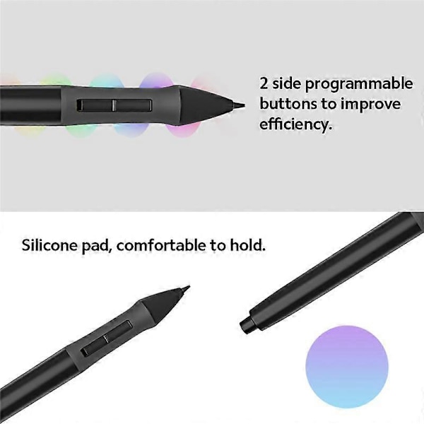 Kynä PEN68:lle graafisille tableteille digitaalinen piirtokynä kosketusnäyttöstylus akkukynä