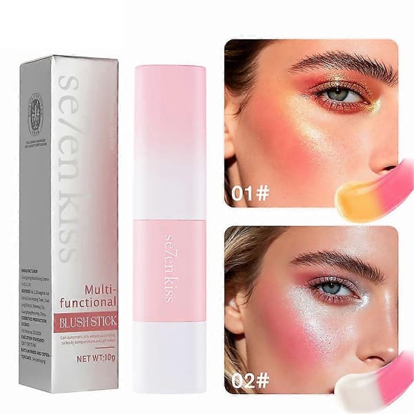 Multifunktionel Blush Stick, Farveskiftende Blush Stick Gold