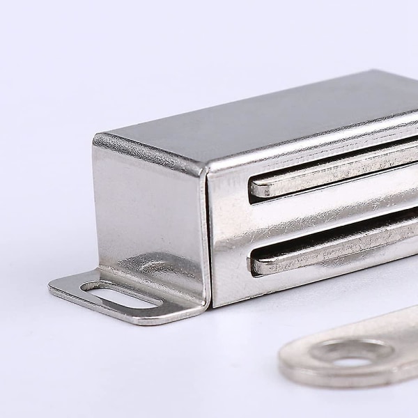 Magneettikaapin ovimagneetit 10kg Tehokas ruostumattomasta teräksestä valmistettu kaappimagneetti Kaapin oven magneetti (6 kpl) (ruostumattomasta teräksestä valmistetut ruuvit)-