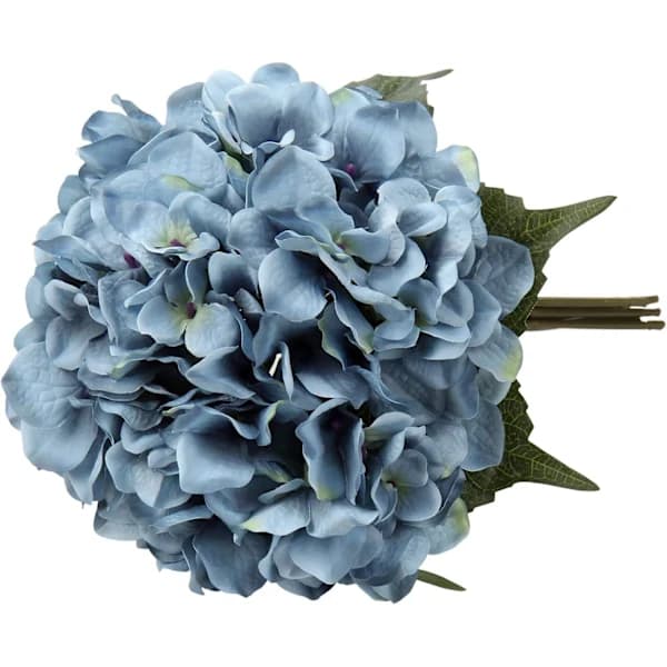 Hortensia kunstig blomst-blå