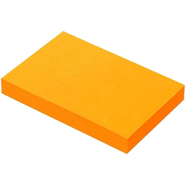 Klibbiga lappar 76*51mm Självhäftande lappar 4 ljusa färger 5 block, 100 ark/block (500 st, flerfärgade)