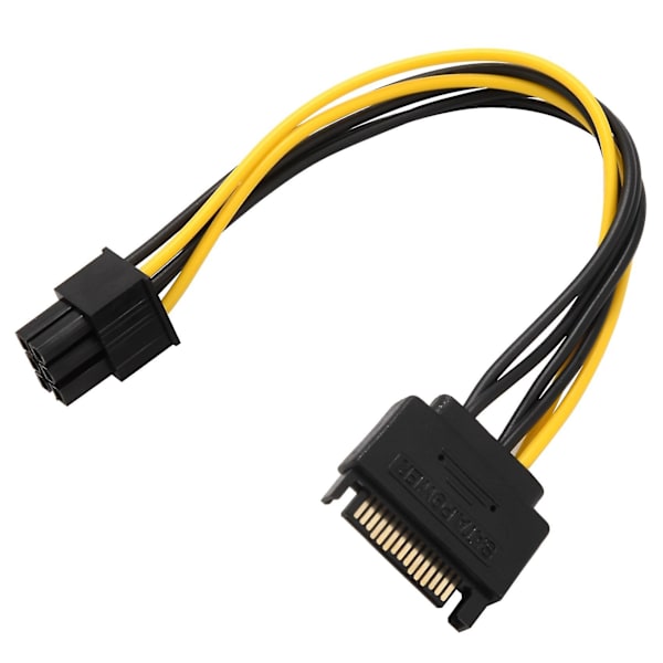 Sata 15-nastainen 6-nastaiseen virtajohto 3-pakkauksessa 15-nastainen Sata 6-nastaiseen Pci virta-adapterijohto - 8 tuumaa