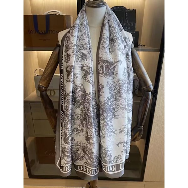 Temperament all-match silk scarf