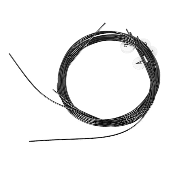 Ukulele Strenge Sort Nylon Varmt Rig Lydsystem Universel Ukulele Guitar Udskiftningsstrenge