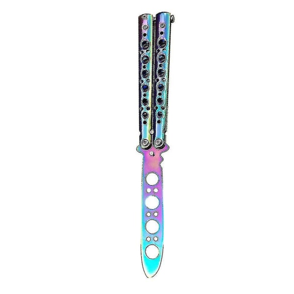 1 stk Butterfly Sharp Tool Dull Safety Usliped Pocket Blunt Balisong Trainer Practice Tool -wf