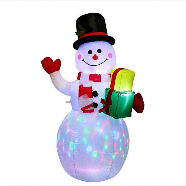 Jultomte Uppblåsbar Dekoration Stor Snögubbe Med Blåsan Inomhus Utomhus [reducerad!!! 30% rabatt]