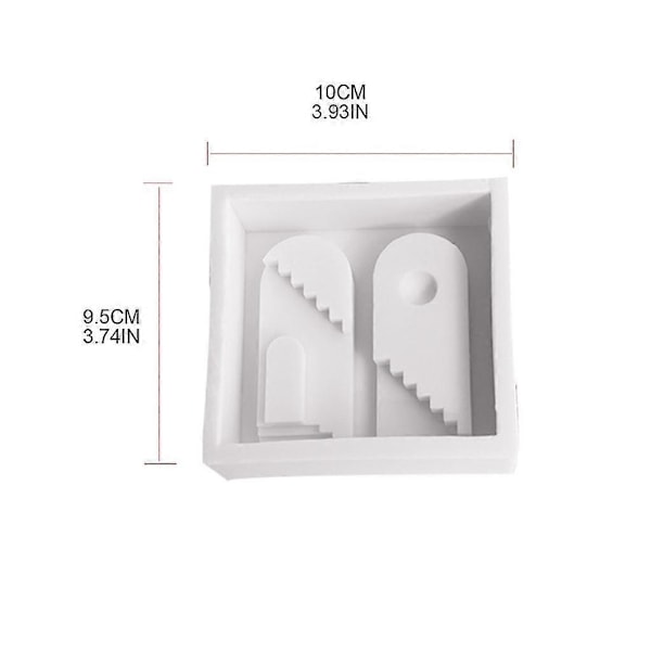 Silikon Duftlysforme Ladder Arch Formet DIY Lysfremstillingstilbehør