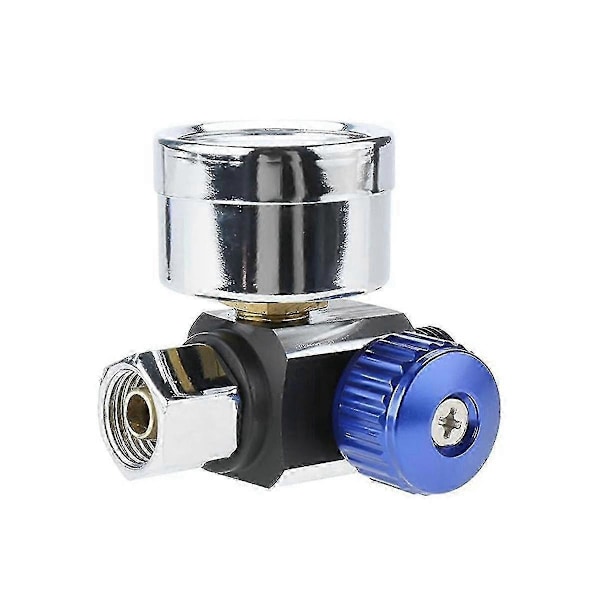 Luftregulator Luftregulatorventil Airbrush Regulator Set för Airbrush och Luftverktyg 2 st 1/4 tum