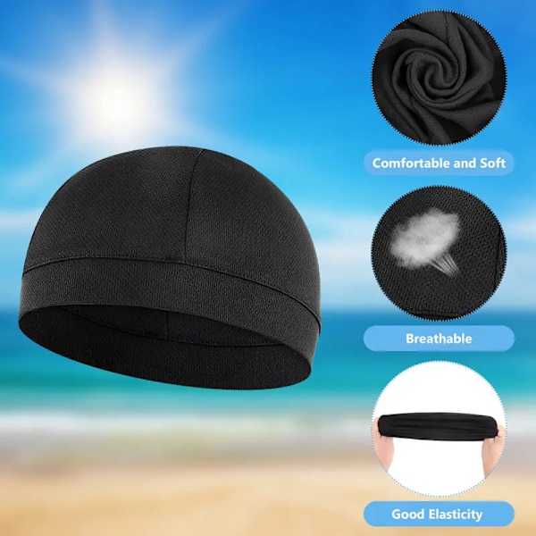 3-delars Svettavvisande Skull Cap Set för Damer för Svala och Stilfulla Träningspass