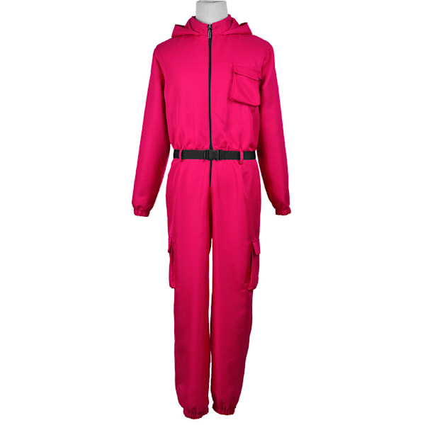 Børne Halloween Squid Game Cosplay Jumpsuit Kostume Sæt 120-130CM