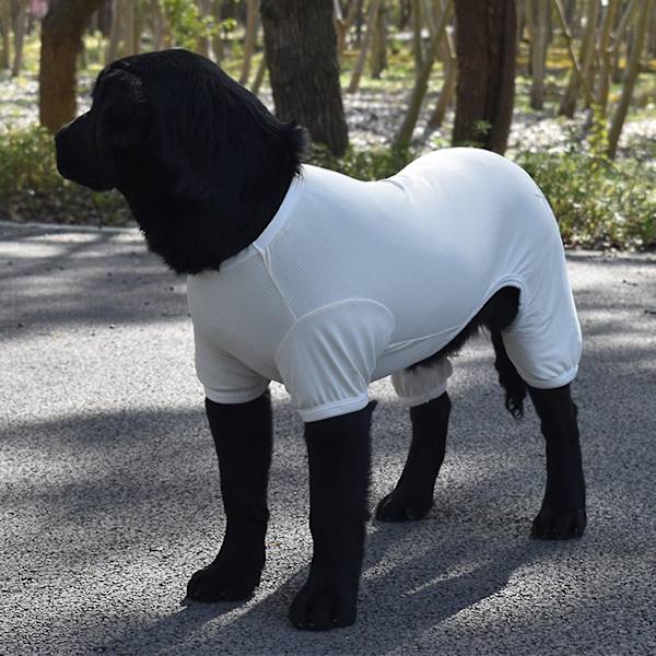 Sommarhundkläder Andningsbara Anti-UV Elastiska Stora Hund Solskyddskläder Husdjur Fyrbent Kläder