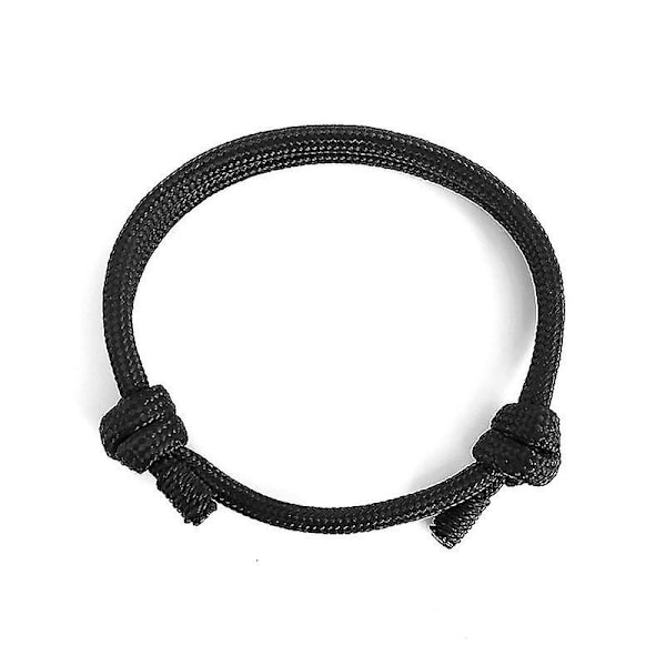 Miesten Charm Rope Chain Punottu 550 Paracord Rannekoru Koru Uusi Fa