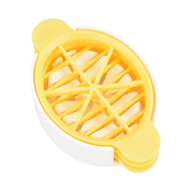 Äggkutteri, Tunga Skärare, 2 Färger, Välj för Hårdkokta Ägg, Gulblå, 2-pack