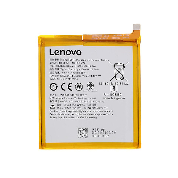Telefon reservedeler batterier for Lenovo Z6