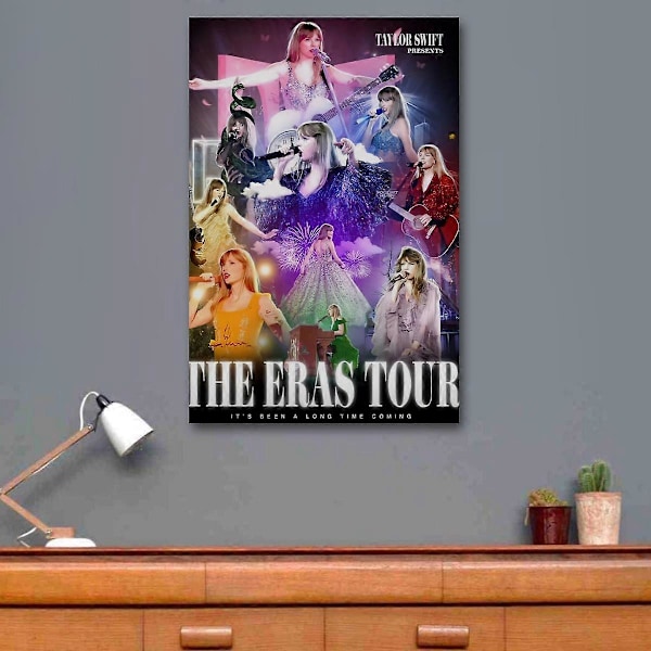 Taylor Swift the Eras Tour Swifties Heminredning Present Posters Väggkonst Presenter Sovrum Kontor Rum Vardagsrum Perfekt för Alla Rum 60x90cm