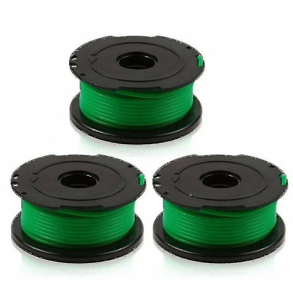 For Black Decker String Trimmer Strimmer Green Spool And Line X 3 Gl7033-mxbc