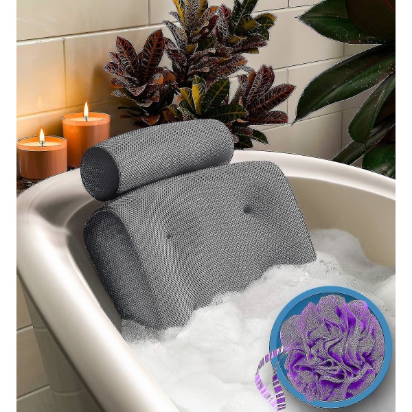 Everlasting Comfort -kylpytyyny - Tukee päätä, niskaa ja selkää kylpyammeessa - Kylpytyyny