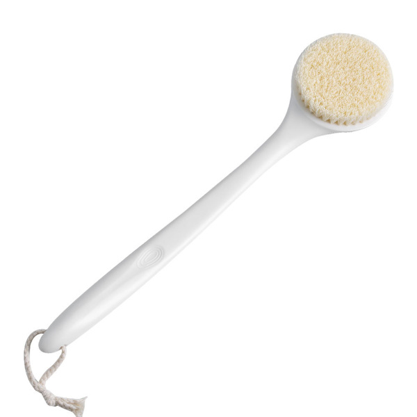 Selkäsuihkusuulake Pitkällä Varrella Pehmeä Kuorintaharja 38CM, Selkäharja Suihkuun, Märkä ja Kuiva Kehonharja, Unisex
