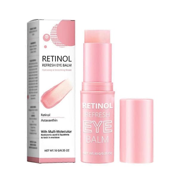 Retinol Refresh Øjenbalsam for Hydrering og Glat Boost 3pcs