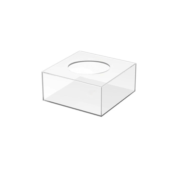 Akryl Kage Displaybræt Kvadratisk Kagebakke DIY Kage Genopfyldningsbræt Base til Visning Bryllup Del