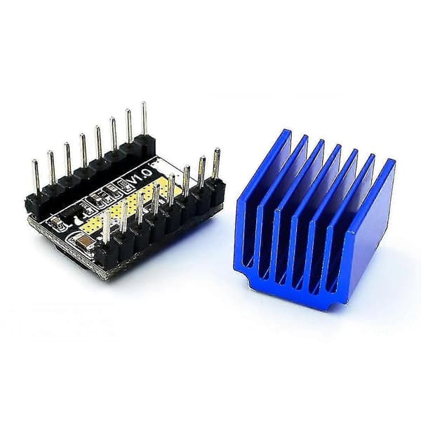3D Printer Board Dele Lv8729 Driver 128 Høj Underinddeling Moduler Med Køleplade-dt