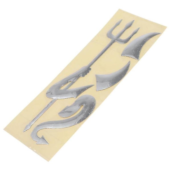 3D-metallipinnoitettu paholainen auto kuorma-auto moottori auto tarra merkki (keltainen)