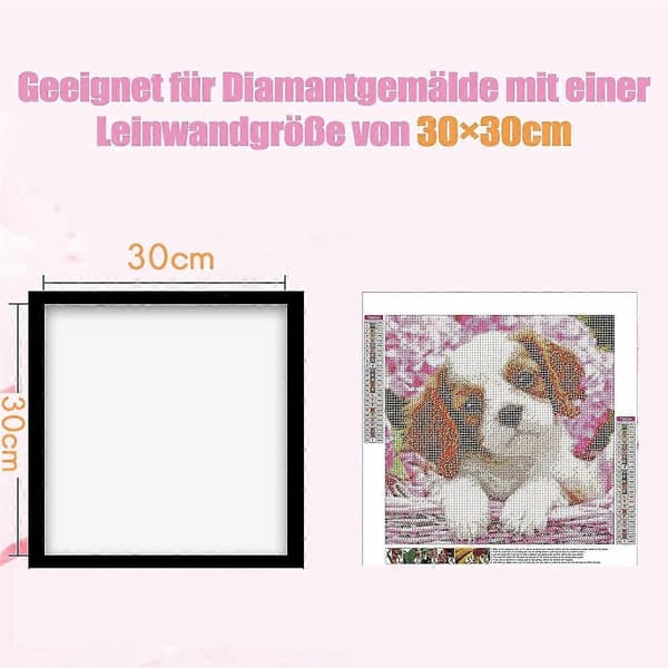 6-pack Ram, Tavla Ram 30 x 30cm, Magnetisk Bildram för Bilder