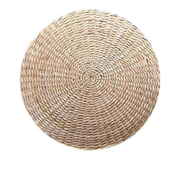 Tatami Floor Pillow Sitting Cushion,round Padded Room Floor Straw Mat For Outdoor Indoor (11.8inch