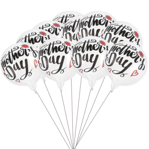 10 kpl Creative Led Balloon Tee itse äitienpäivän asettelujuhlien koristeilmapalloja