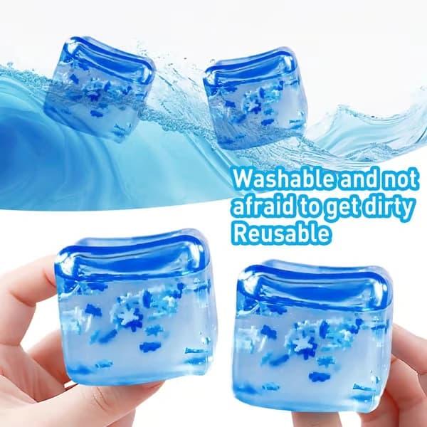 Fidgetleksak Nice Cube 1-pack, Squishy Ice Cube Stressboll Mjuk Klämleksak, Anti-Stress Sensorisk Leksak, Present för Barn & Vuxna, Stresslindring