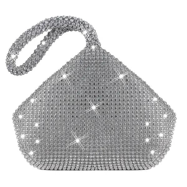 Damevesker med håndleddsstropp og rhinestone krystalldekorasjon Black