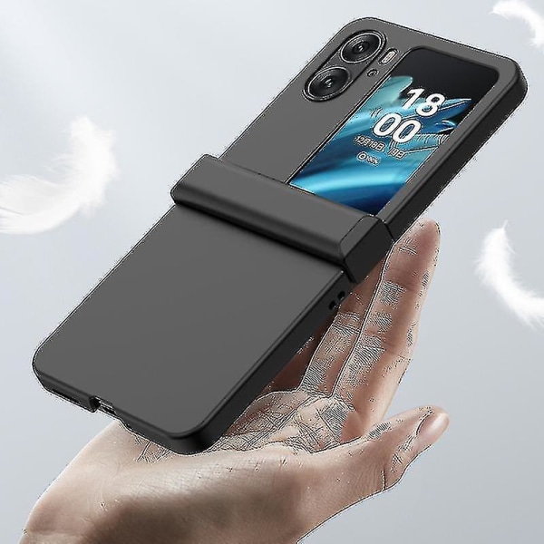 För Oppo Find N2 Flip 5g Skin-touch Phone case Gångjärnsskydd Hårt Pc Cover -gt