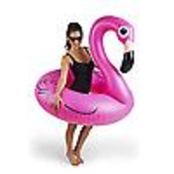 Den nyeste oppustelige svømmering, svømmering luftpude 116 cm, pink trendy stil
