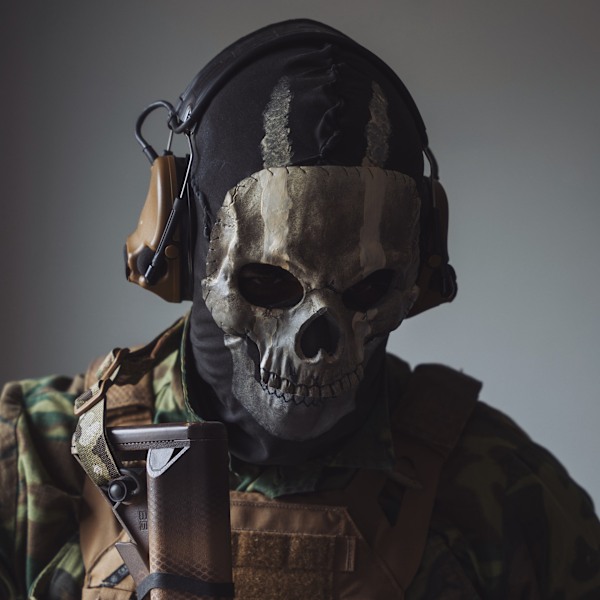 Call of Duty Ghosts Kallopäänaamio Unisex Soda Games -ystäville