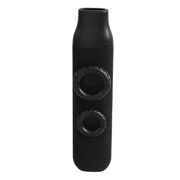 Kazoo Muovi Professional Säädettävä Sävy Musiikki-instrumentti 10 kpl Huilun Kalvot Ukulelelle Viululle Iho Tekstuuri Loistava Musta