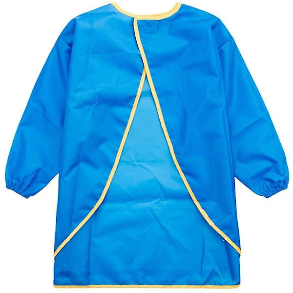 Barnmålarsmock, barnförkläde, blått, S