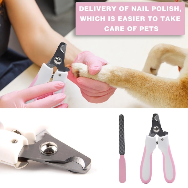 Gulv- og damprensertilbehør Ny type negleklippere med fil, buet håndtag, negleklippere til hunde, rengøringsprodukter til kæledyr