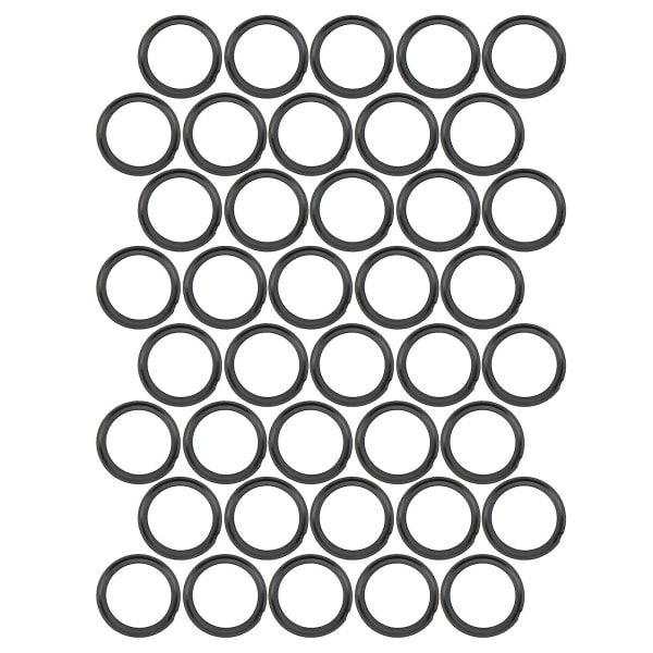 40 stk Silikon Vindingskontroll Dekorativ Ring Trim Adapter for Fiske Stang Byggedeler 17mm