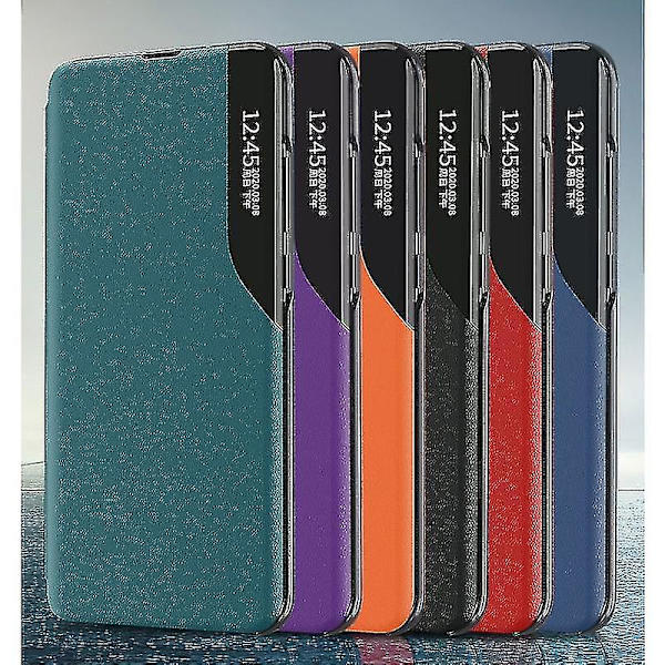 Side Display Leather Case For Xiaomi 12 Pro