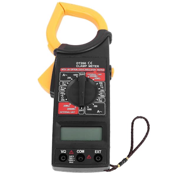 Digital Tangmeter Høj Præcision Multimeter AC DC Volt Tester Fuldautomatisk