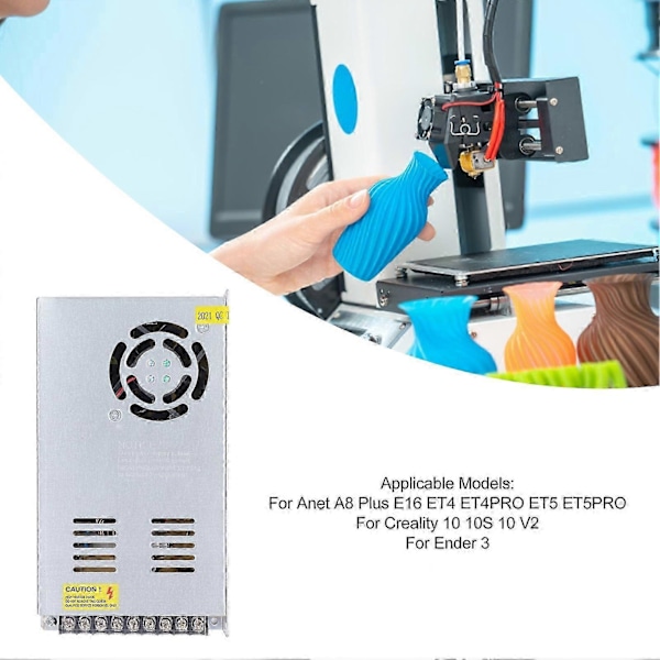 3D-printer strømforsyning 15A 360W Buck Converter AC 110V 220V Indgang DC 24V Udgang til Anet A8 Plus E16 ET4